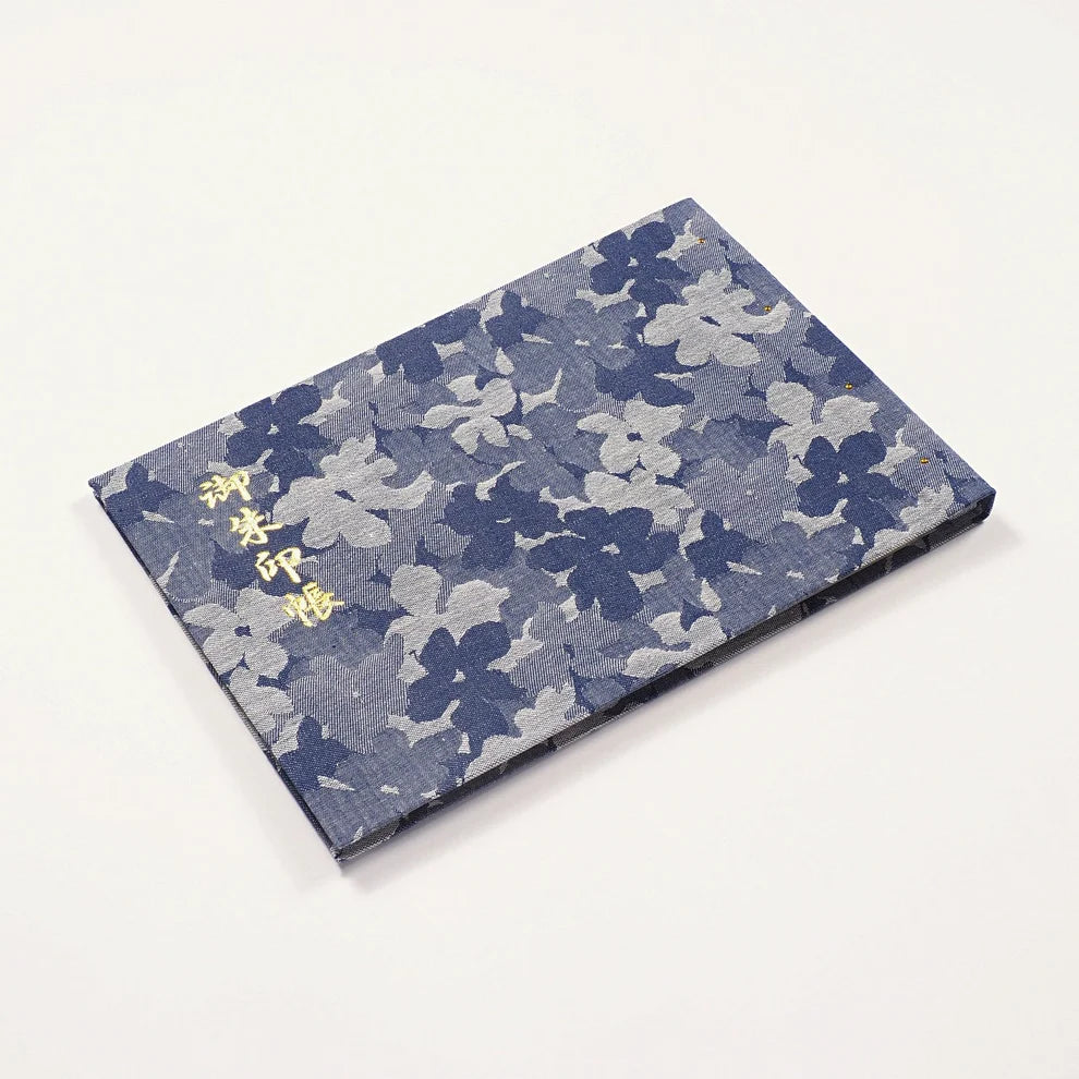 Goshuin Holder, Navy Floral - Scents of Japan