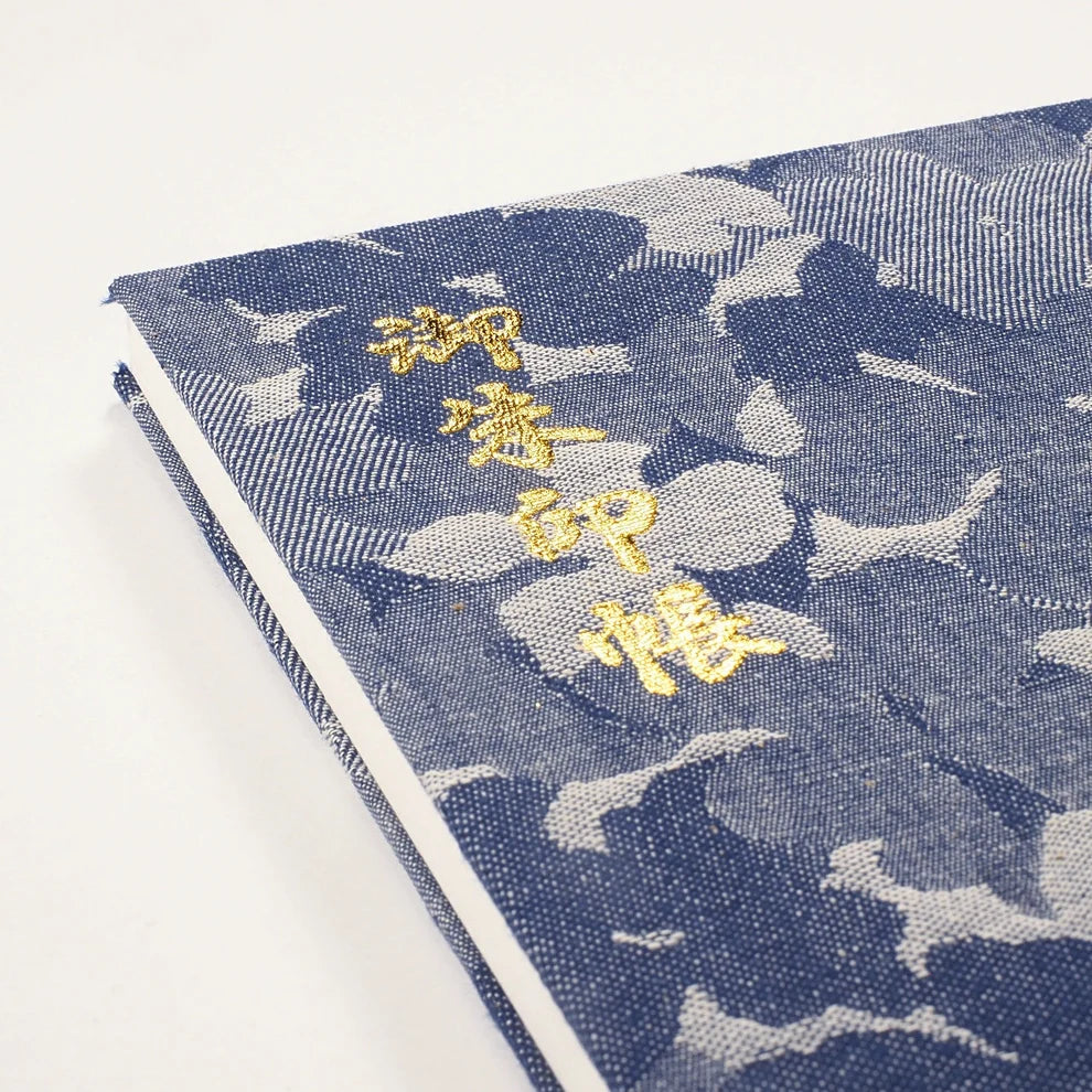 Goshuin Holder, Navy Floral - Scents of Japan
