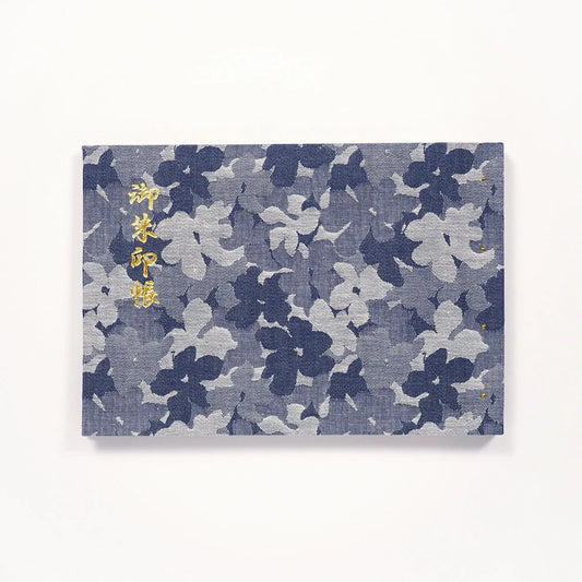 Goshuin Holder, Navy Floral - Scents of Japan