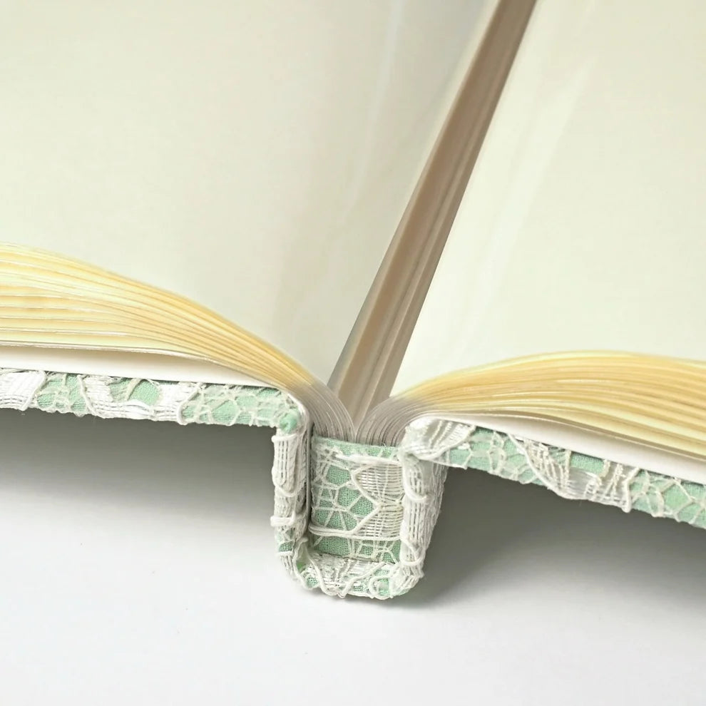  Goshuin Holder, Mint Green Lace - Scents of Japan