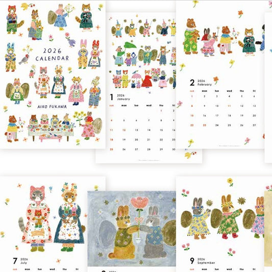 Calendar, 2026, Rabbits