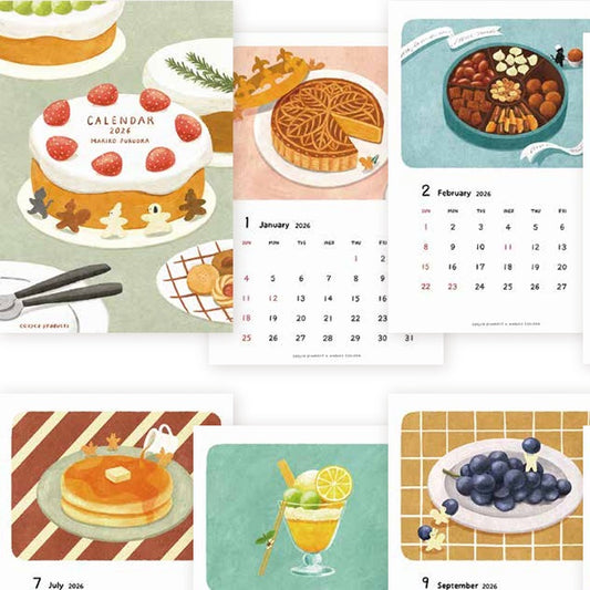 Calendar, 2026, Desserts