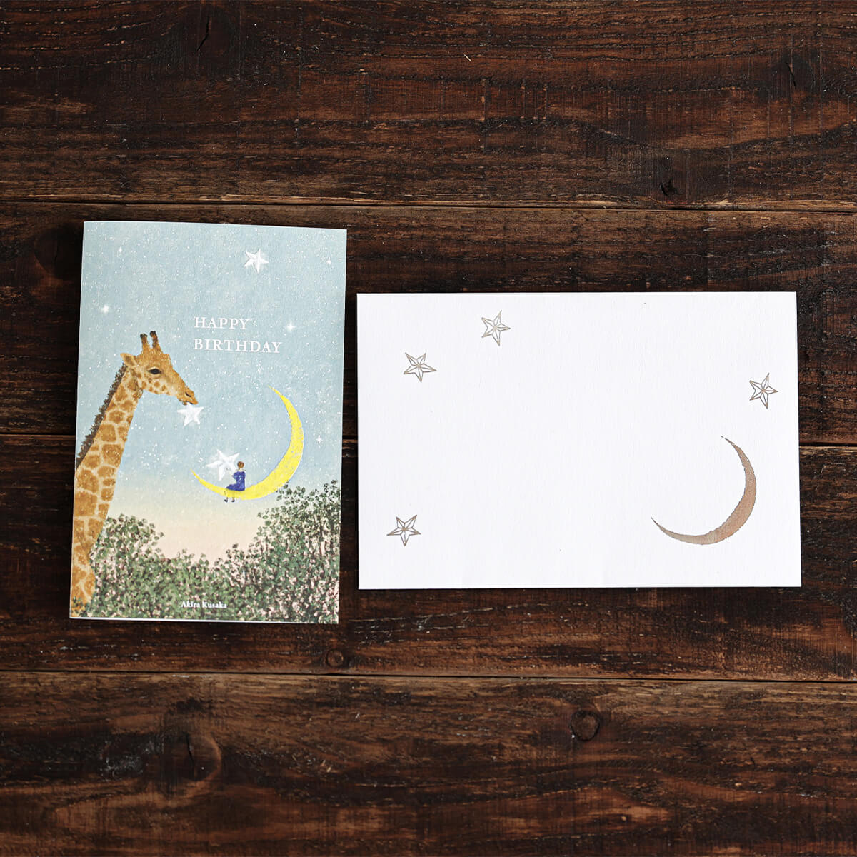 Card, Birthday, Giraffe