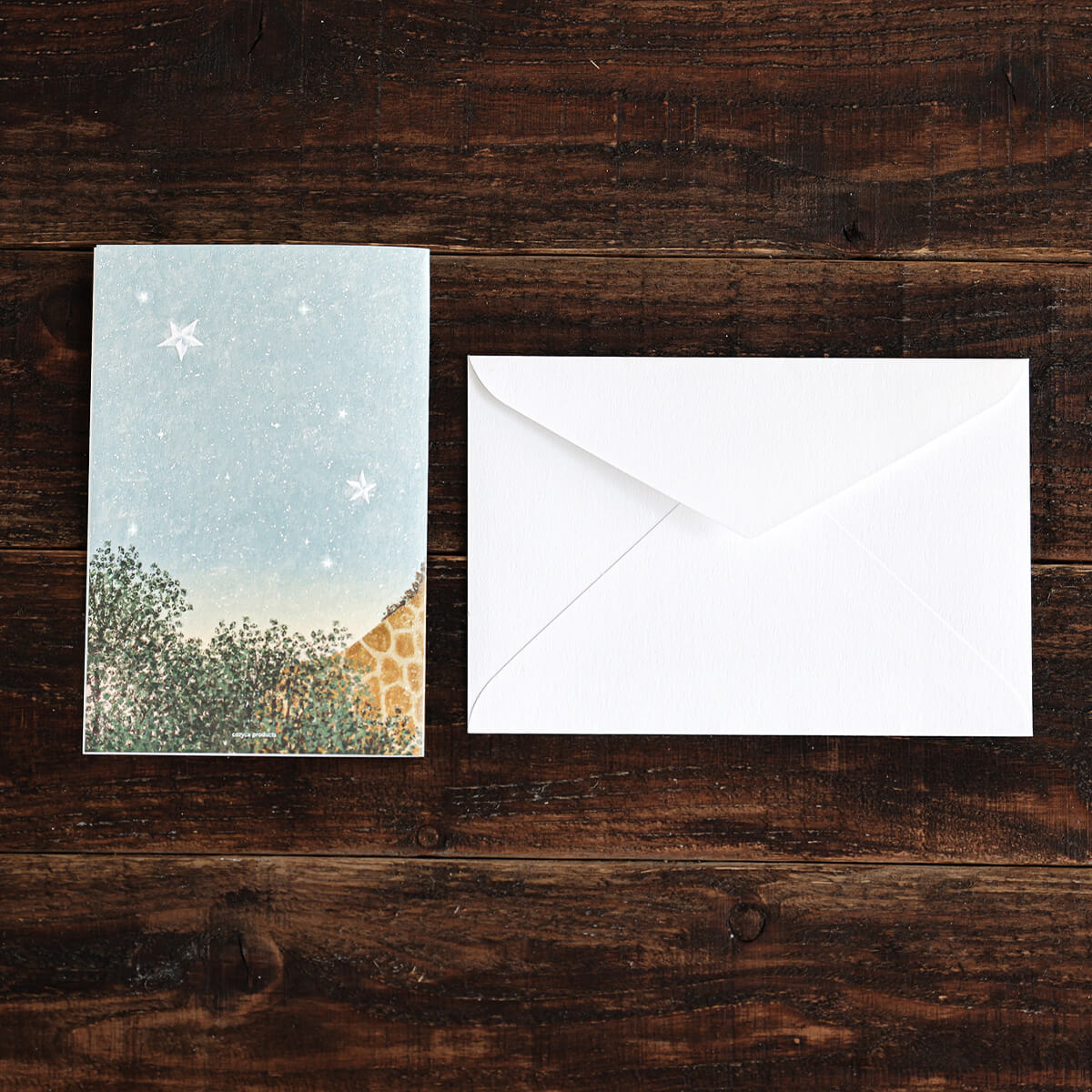 Card, Birthday, Giraffe