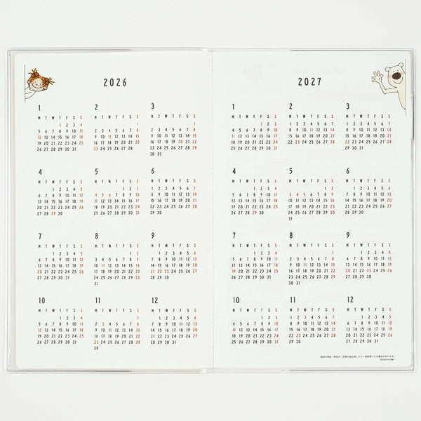 Diary, 2026, Slim A5, Coco & Friend