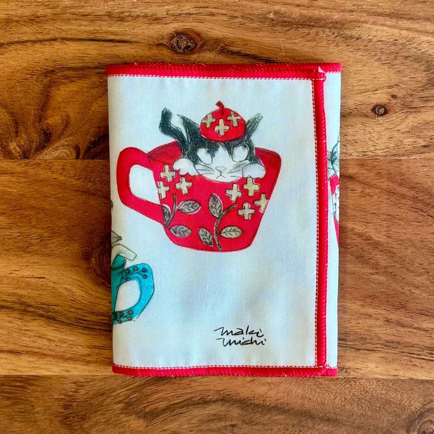 Microfibre Glasses Cloth, Cat In A Mug - Scents of Japan
