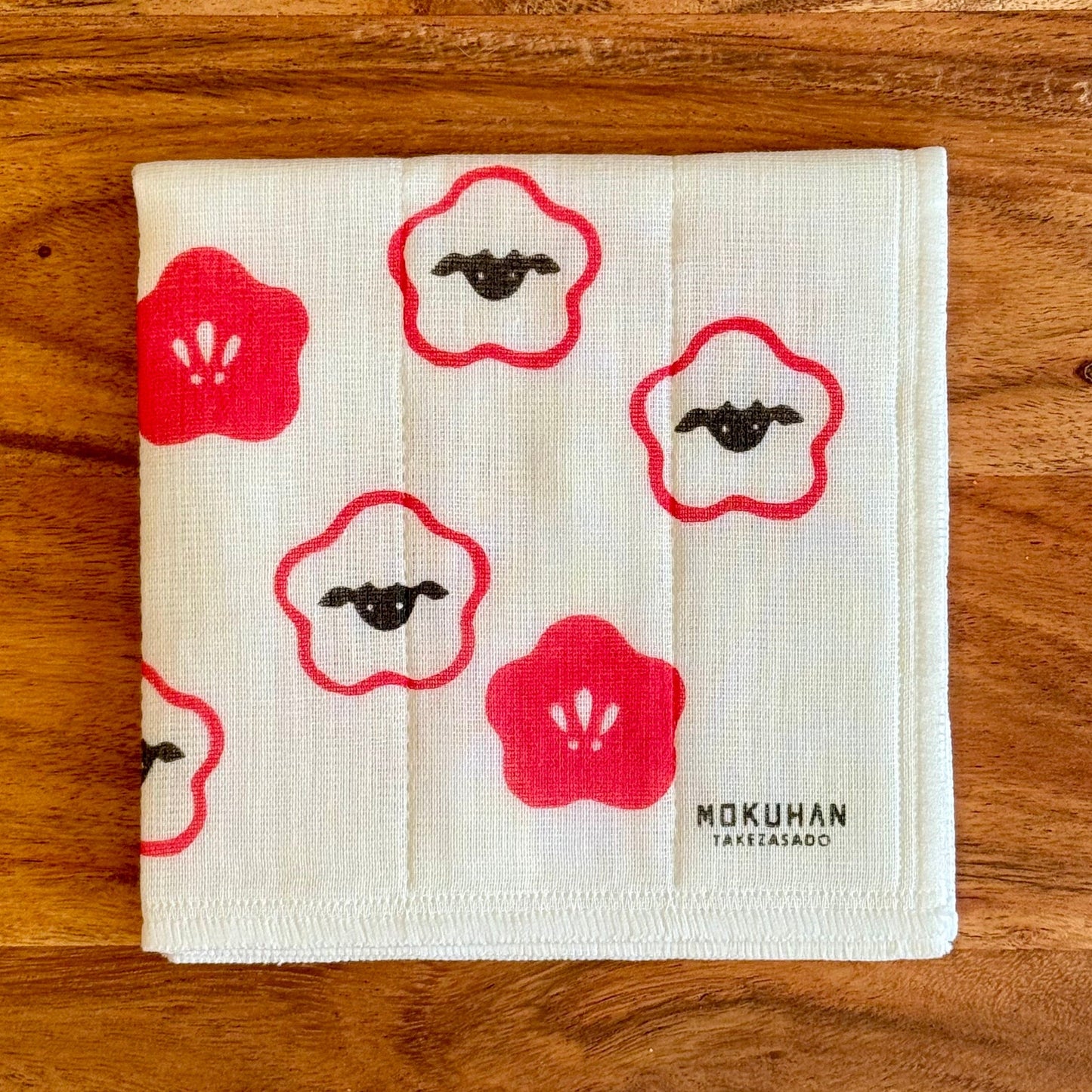 Japanese Dish Cloth, Plum & Sheep - Scents of Japan