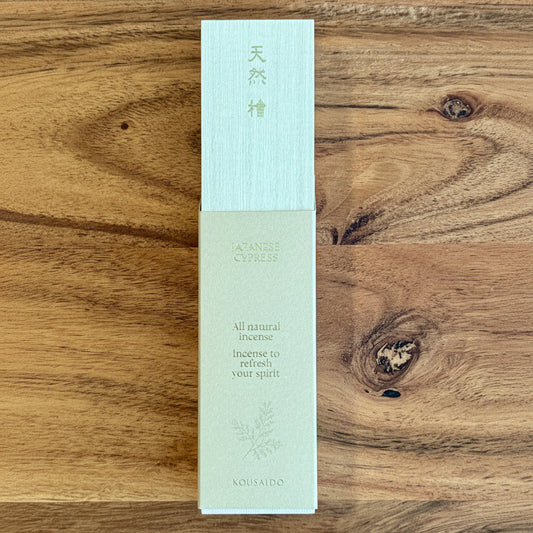 Aomori Cypress, Kousaido, Box - Scents of Japan