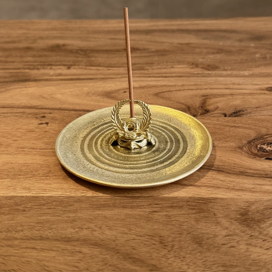 Japanese Incense Holder, Brass, Tokugawa - Scents of Japan