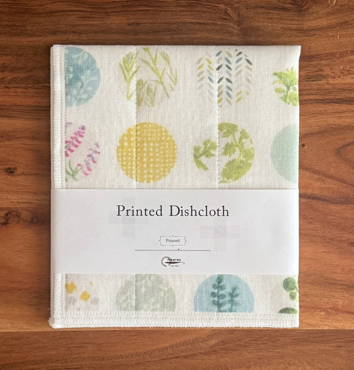 Japanese Dish Cloth, Pastel Circles of Japan