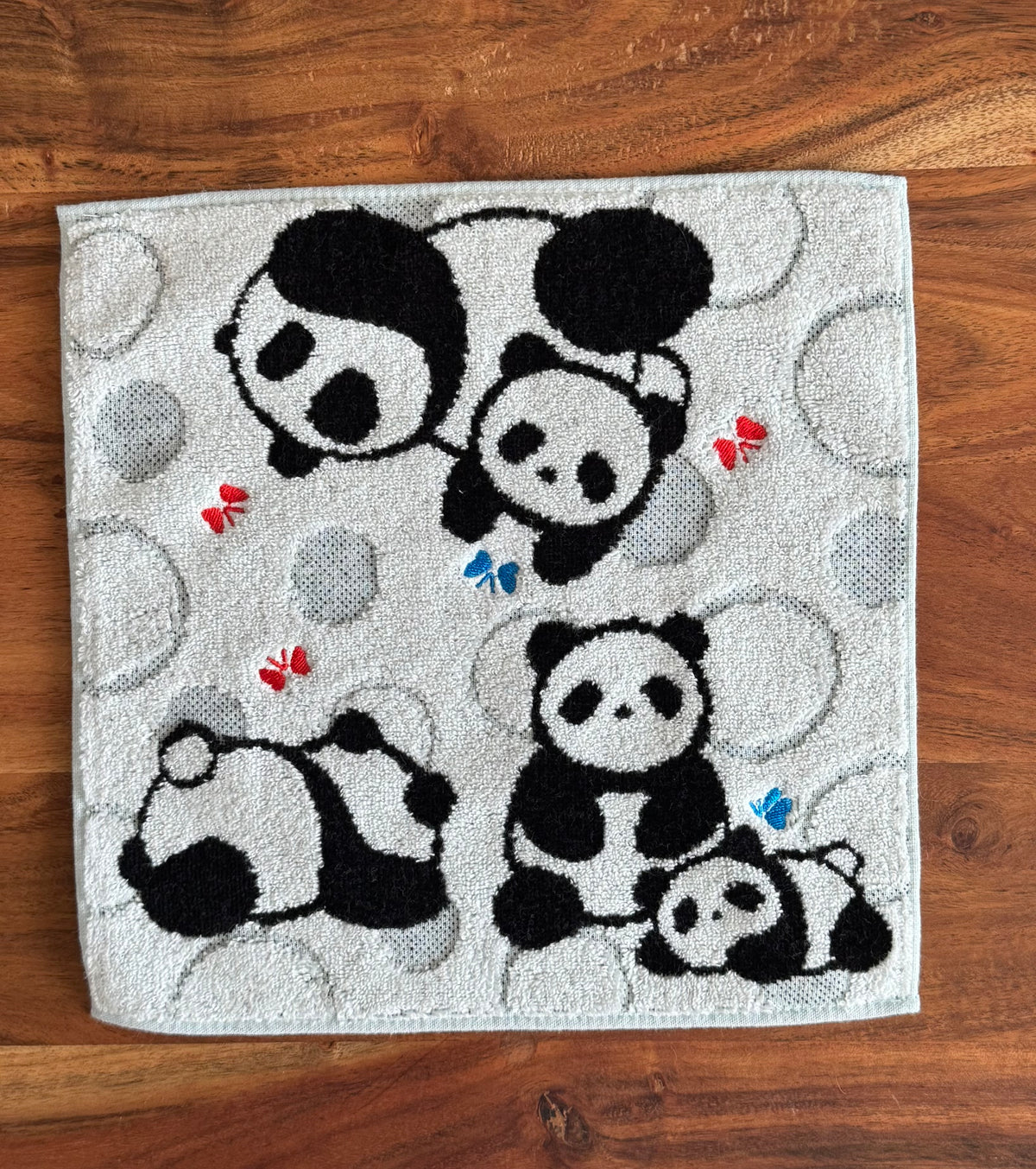 Japanese Face Washer, Pandas