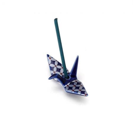 Incense Holder, Blue Crane