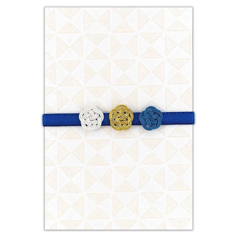 Goshuin Chou, Book Bands, Blue, Gold & White