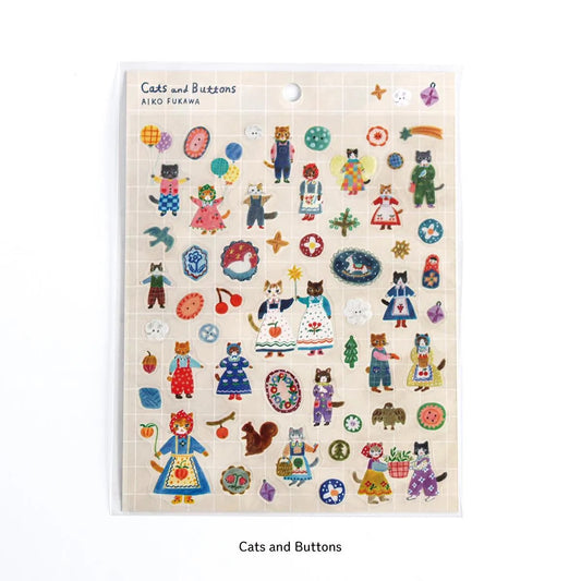 Stickers, Cats & Buttons