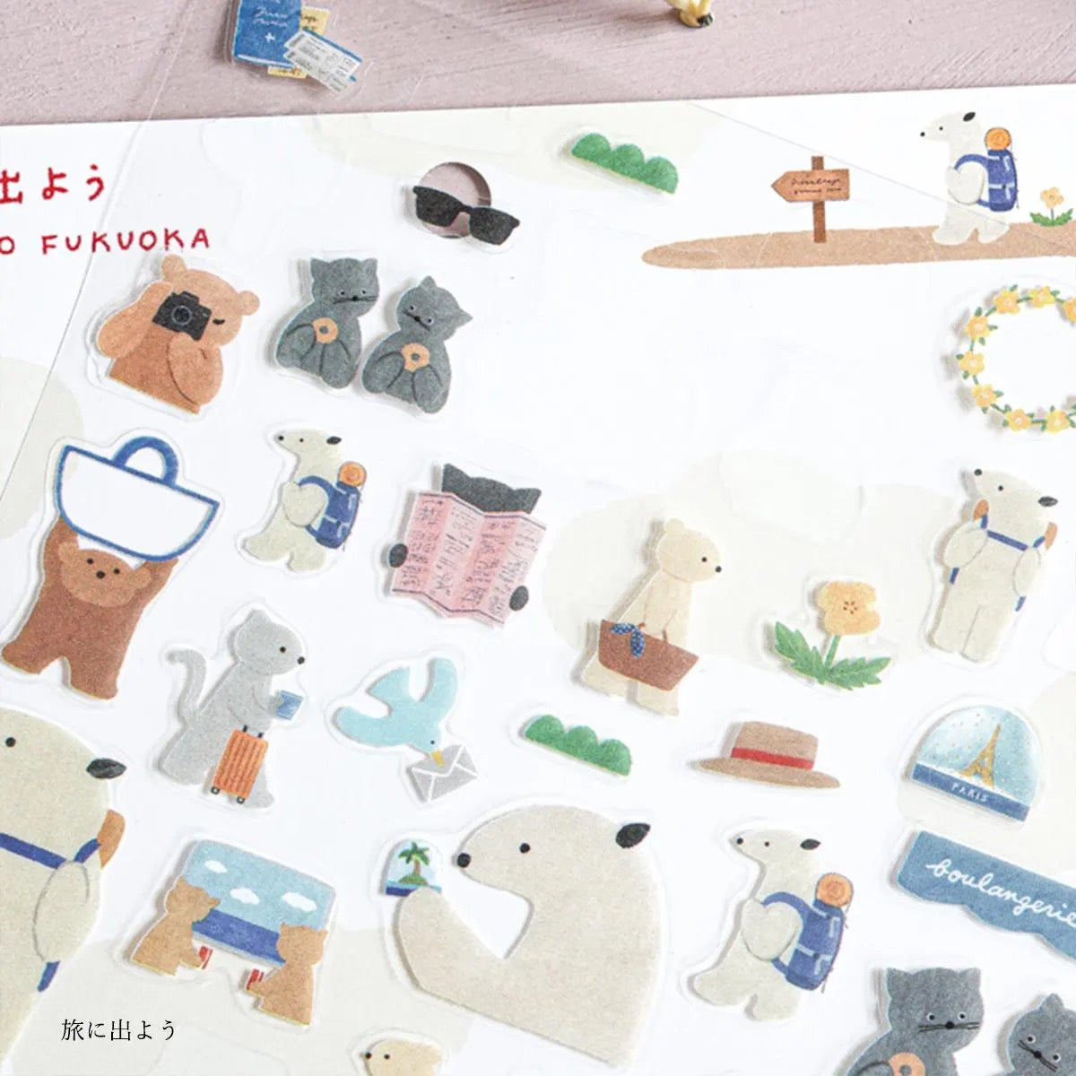 Stickers, Animals on Trips