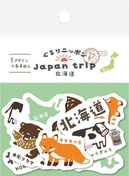 Stickers, Japan Trip, Hokkaido