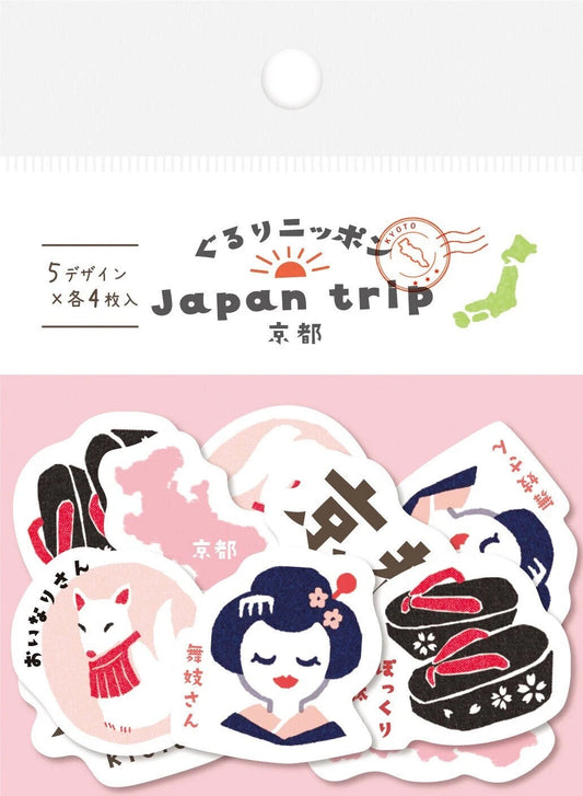 Stickers, Japan Trip, Kyoto