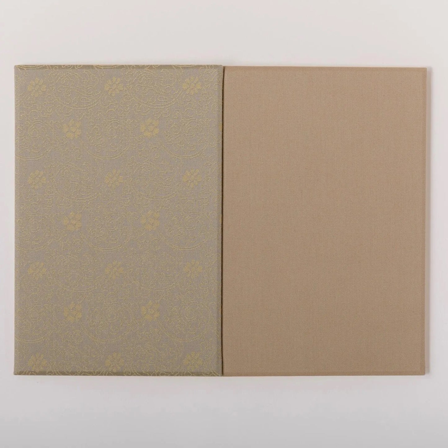 Goshuin-chou (Book Of Seals), Karakusa, Light Brown & Cream Flowers
