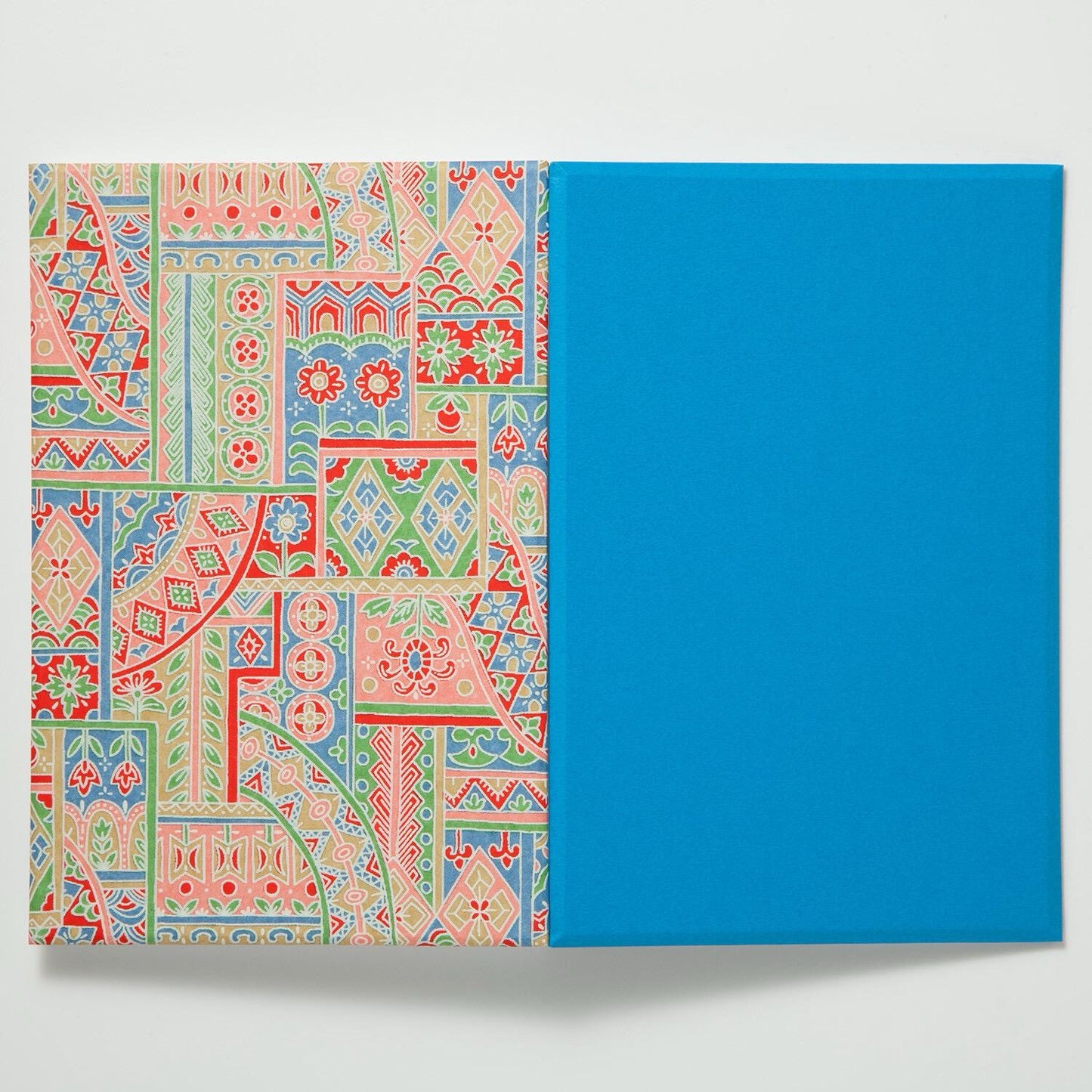 Goshuin-chou (Book Of Seals),  Apricot, Blue & Green Pattern
