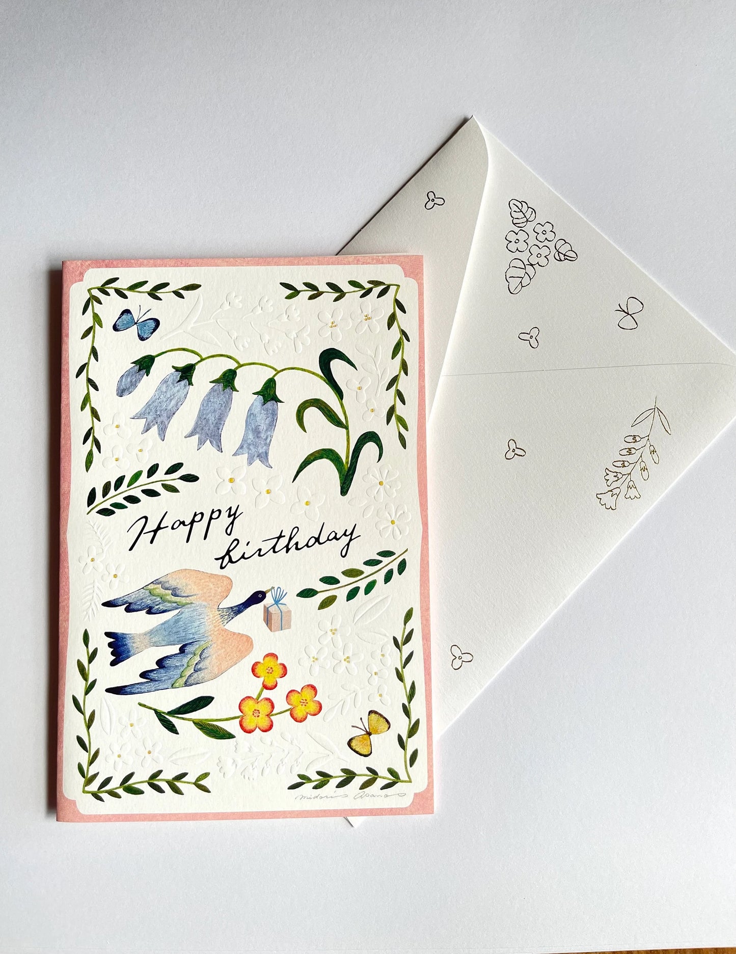 Card, Birthday, Birds