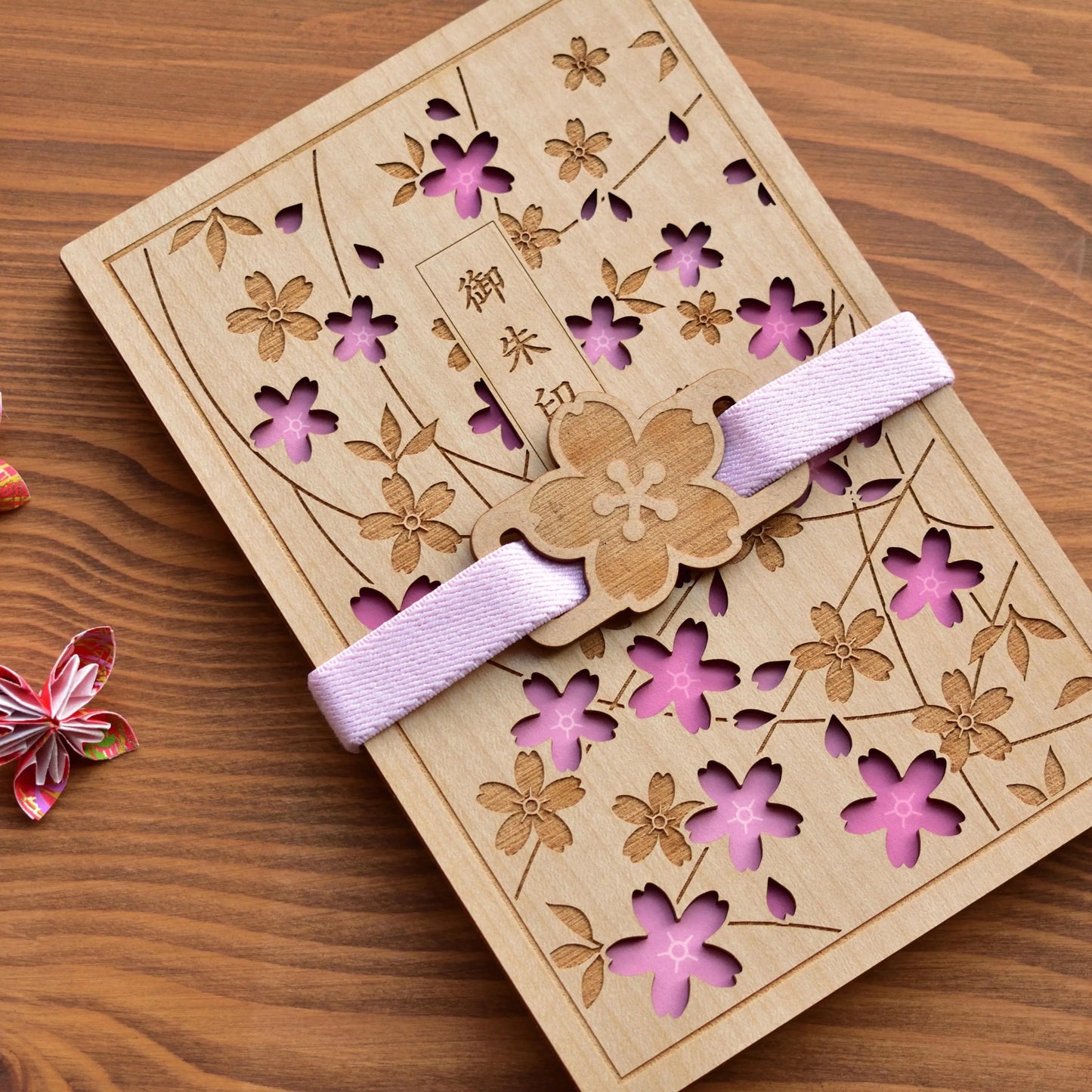Goshuin Book Bands, Sakura (Cherry Blossom)
