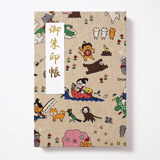 Goshuin-Chou, Cats & Animals - Natural Linen - Scents of Japan