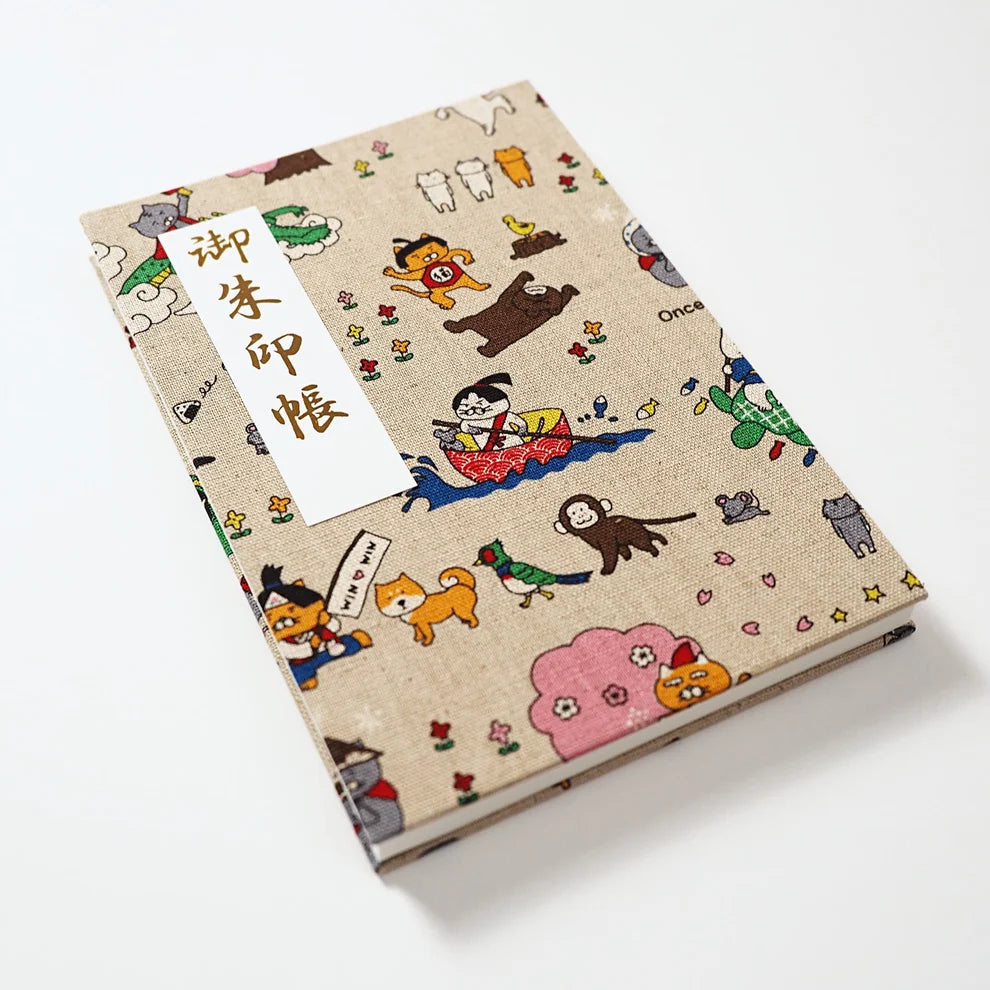 Goshuin-Chou, Cats & Animals - Natural Linen - Scents of Japan