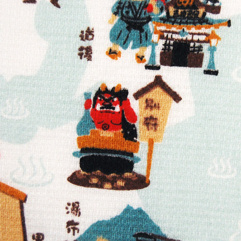 Tea Towel, Hand Towel, Onsen Towel , Hot Springs