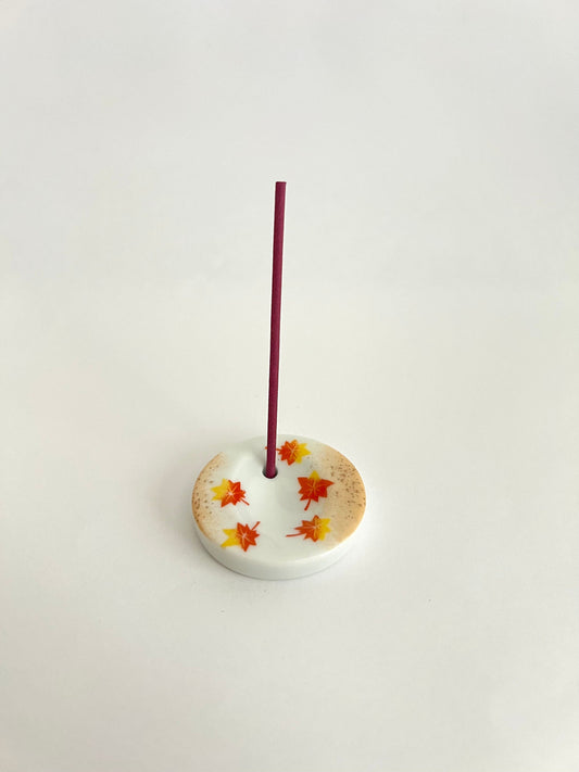 Incense Holder, Small, Autumn Leaves