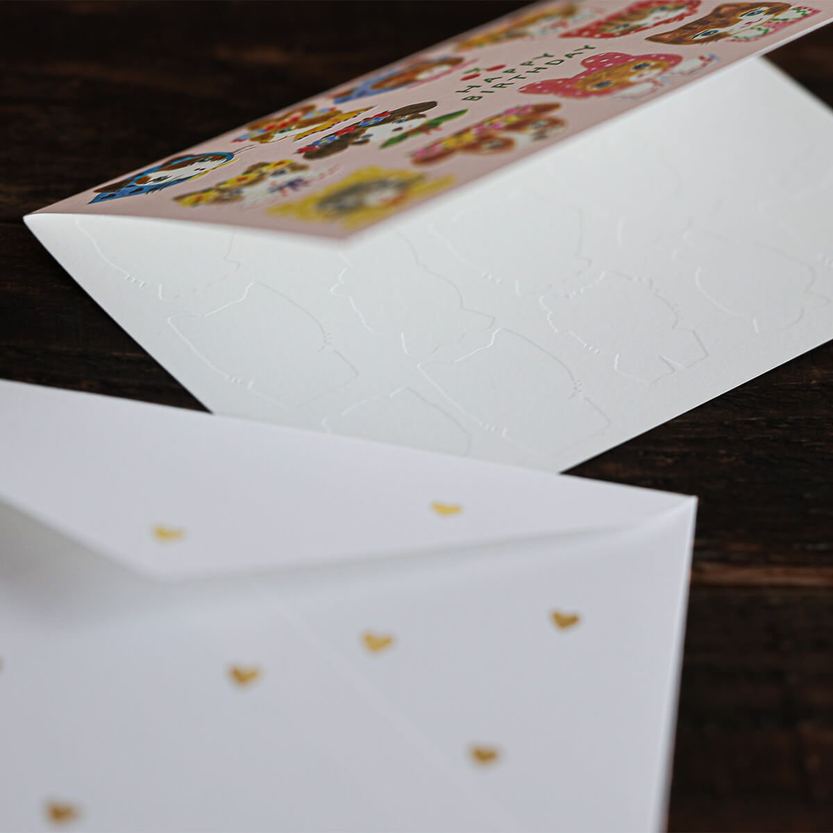 Birthday Card, Animal Dinner Party - Scents of Japan