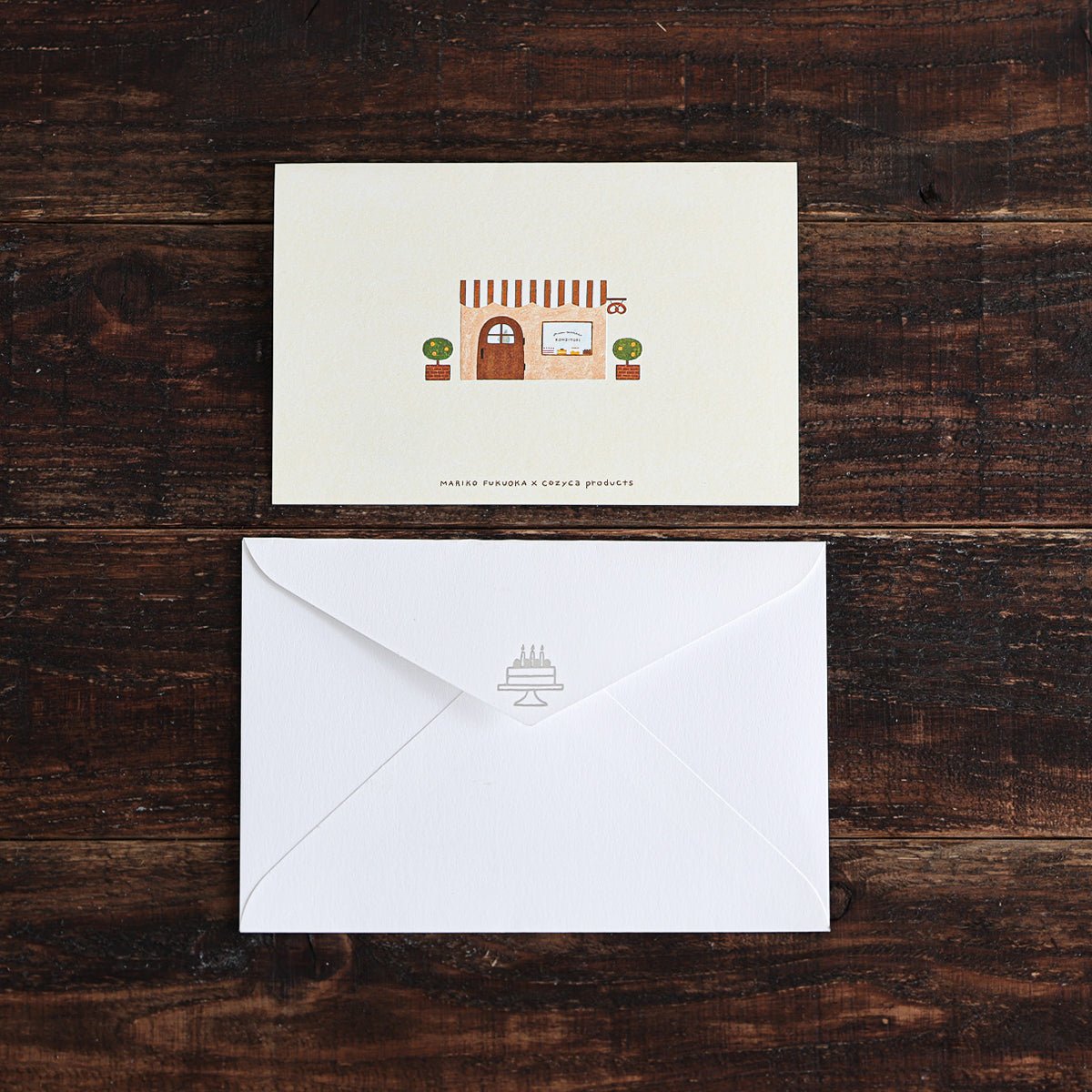 Birthday Card, Squirrel & Cake - Scents of Japan