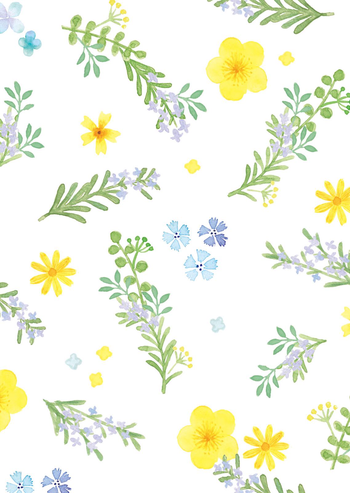 Book Cover, Paper, Flowers - Scents of Japan