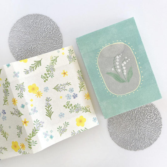 Book Cover, Paper, Flowers - Scents of Japan