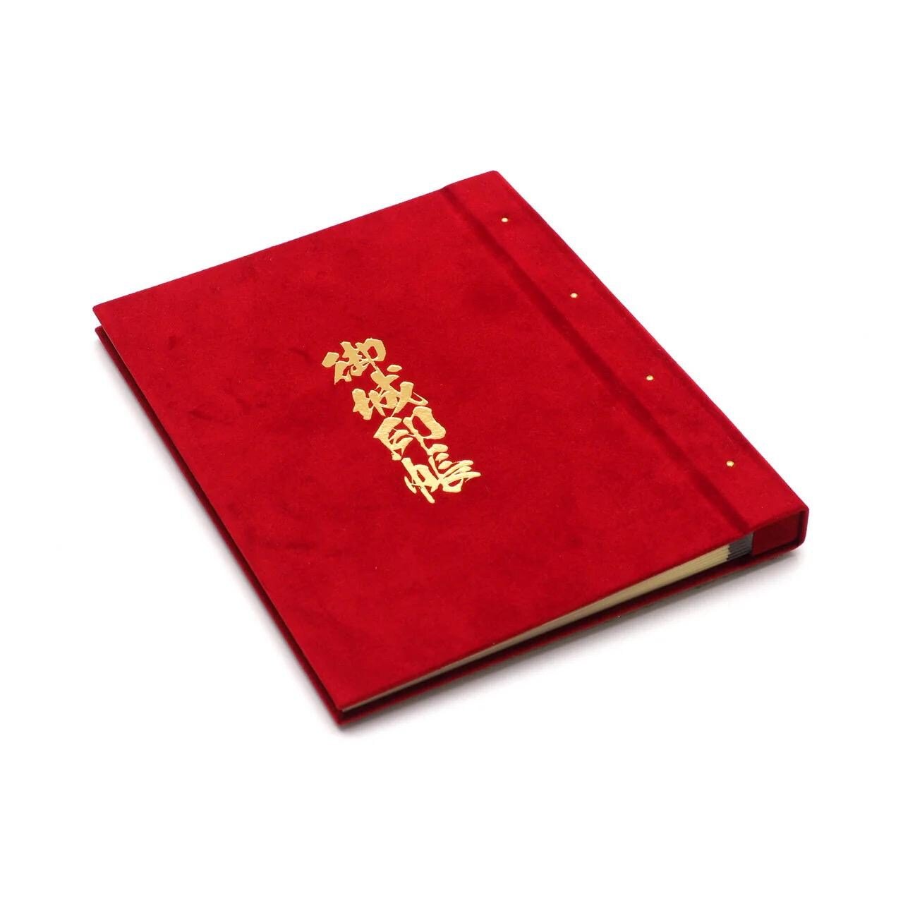 Castle Seal Book Holder, Red Velvet - Scents of Japan