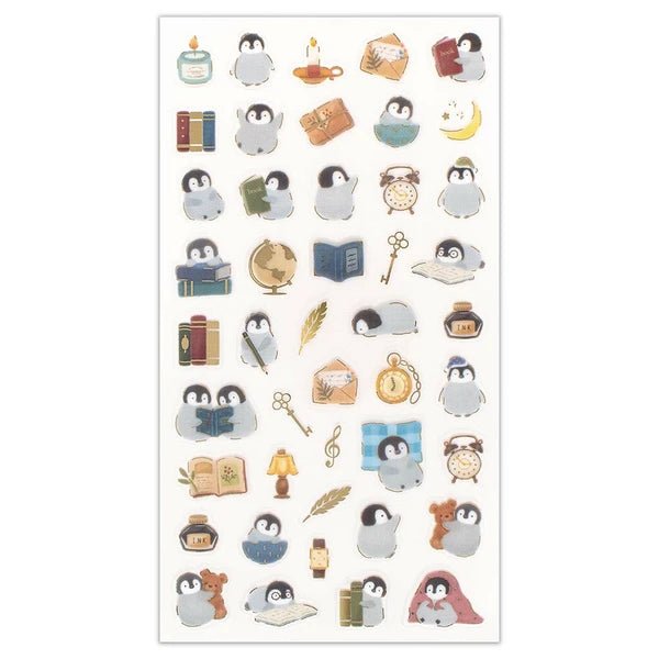 Chill Penguin Stickers - Scents of Japan
