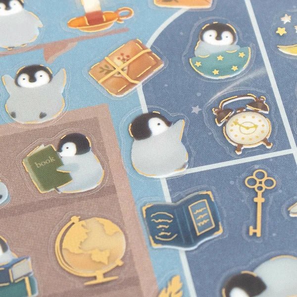 Chill Penguin Stickers - Scents of Japan