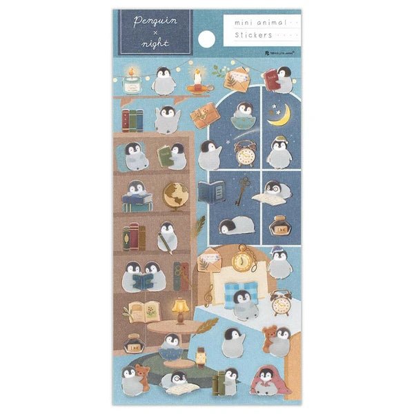 Chill Penguin Stickers - Scents of Japan