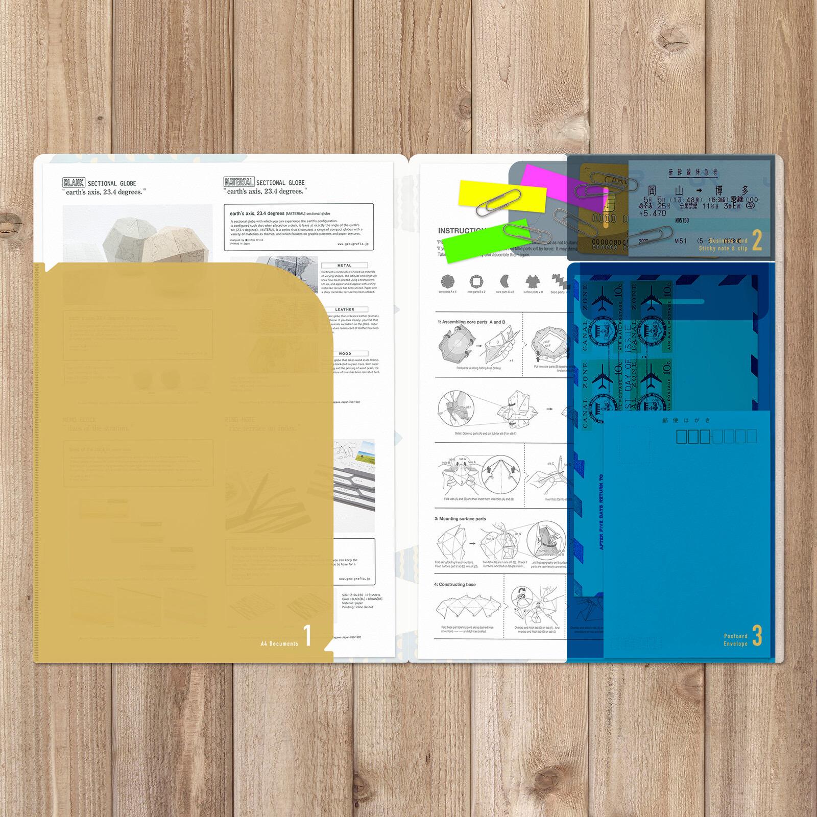 Clear File, A4, Fish (Sakana) - Scents of Japan