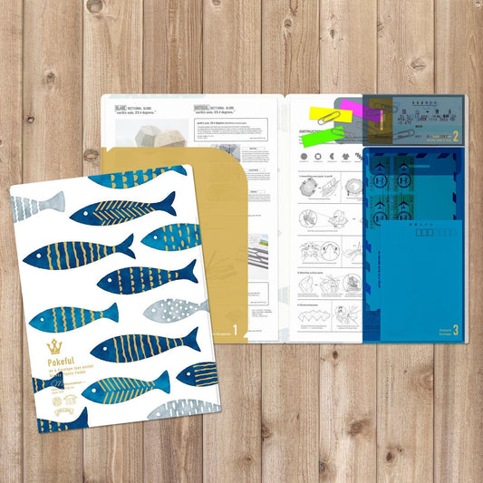 Clear File, A4, Fish (Sakana) - Scents of Japan