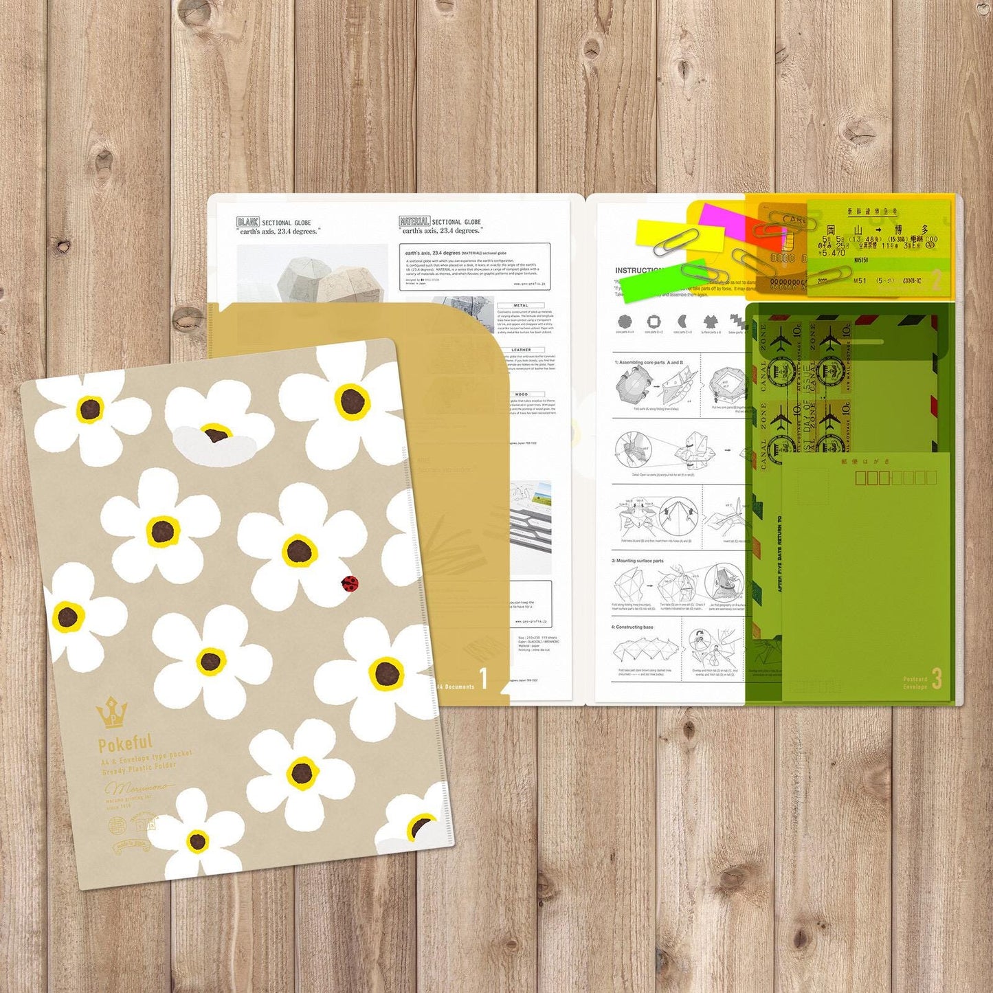 Clear File, A4, Flowers - Scents of Japan