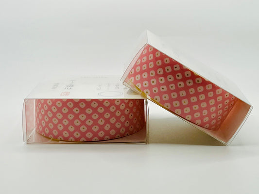 Tape, Washi, Pink With Small White Flowers