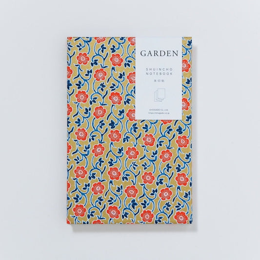 Goshuin-chou (Book Of Seals), Bright Orange & Blue Flowers