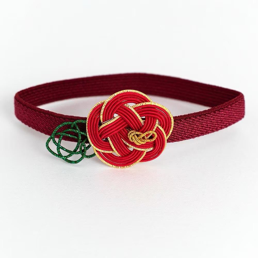 Goshuin Book Band, Red & Green - Scents of Japan