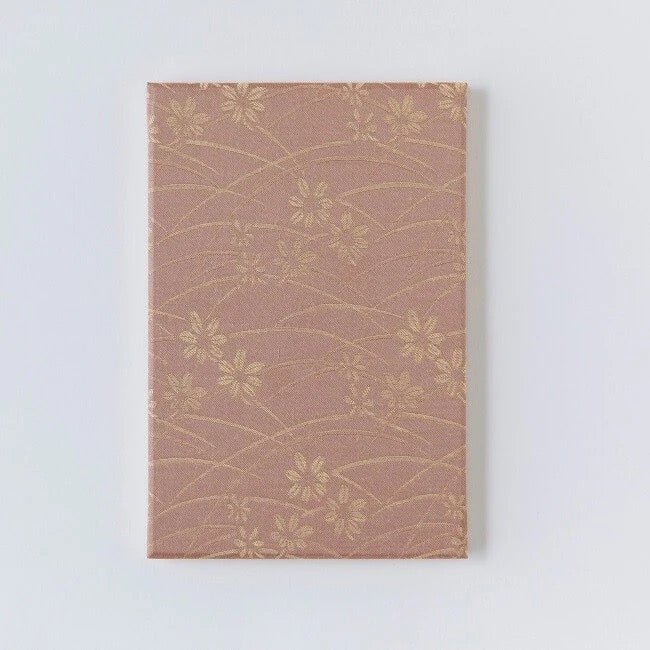 Goshuin - Chou, Karakusa, Light Brown & Gold Flowers - Scents of Japan