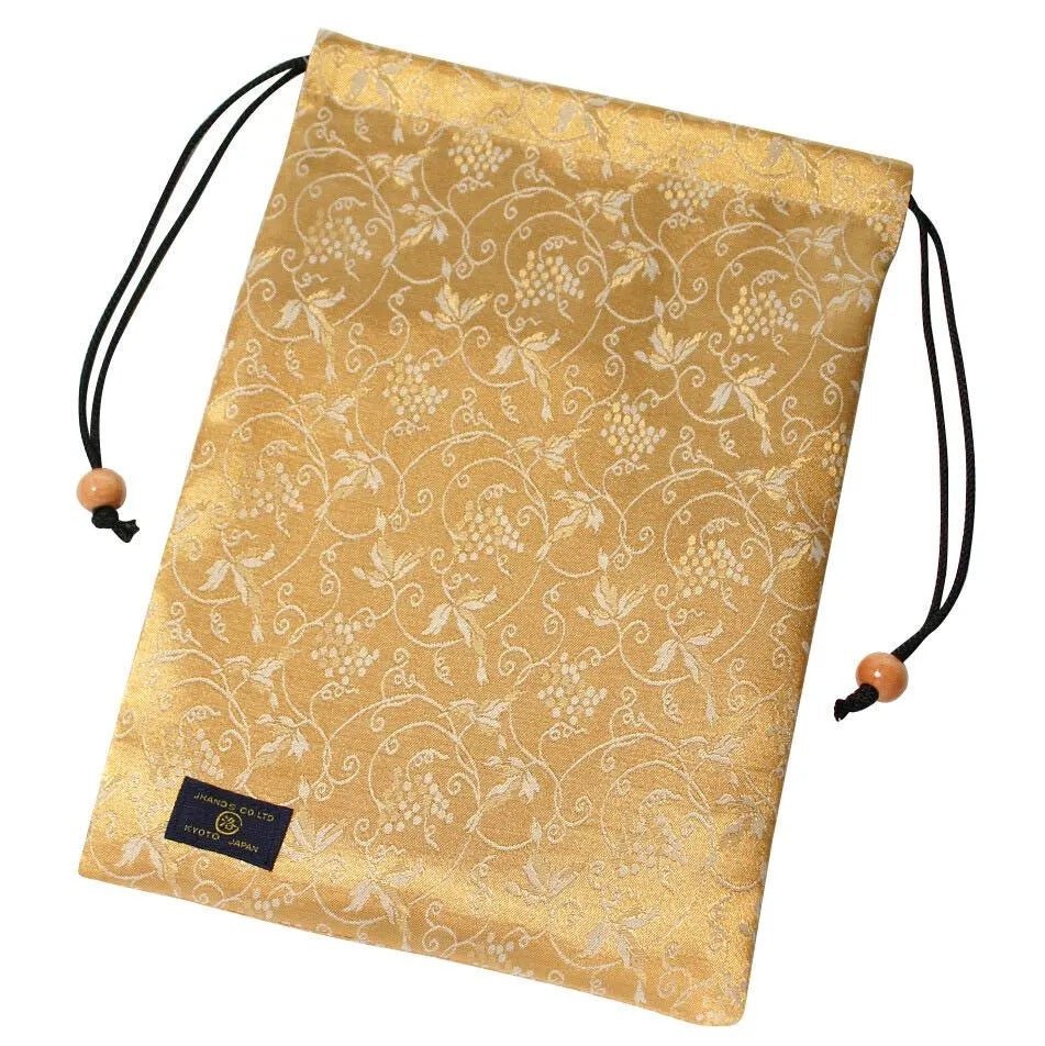 Goshuin Storage Bag, Grape Gold - Scents of Japan