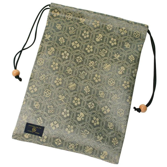 Goshuin Storage Bag, Green Donsu - Scents of Japan