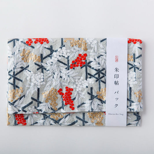 Goshuin Storage Bag, White & Red Grapes - Scents of Japan