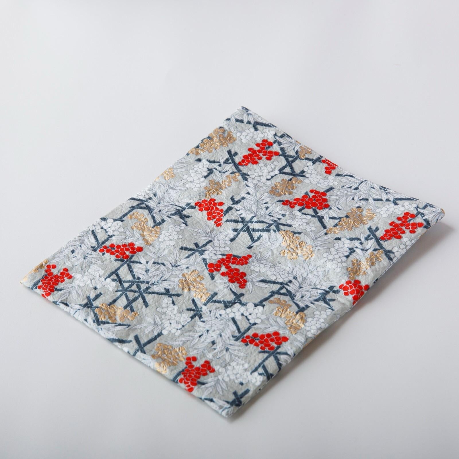 Goshuin Storage Bag, White & Red Grapes - Scents of Japan