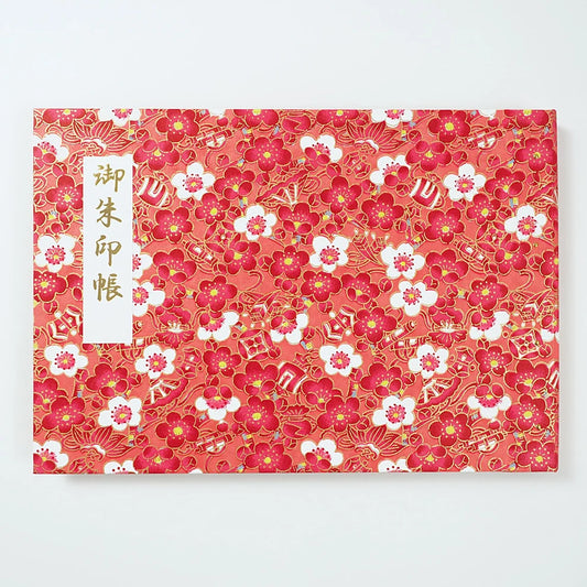 Goshuin Holder, Red Plum Blossoms - Scents of Japan