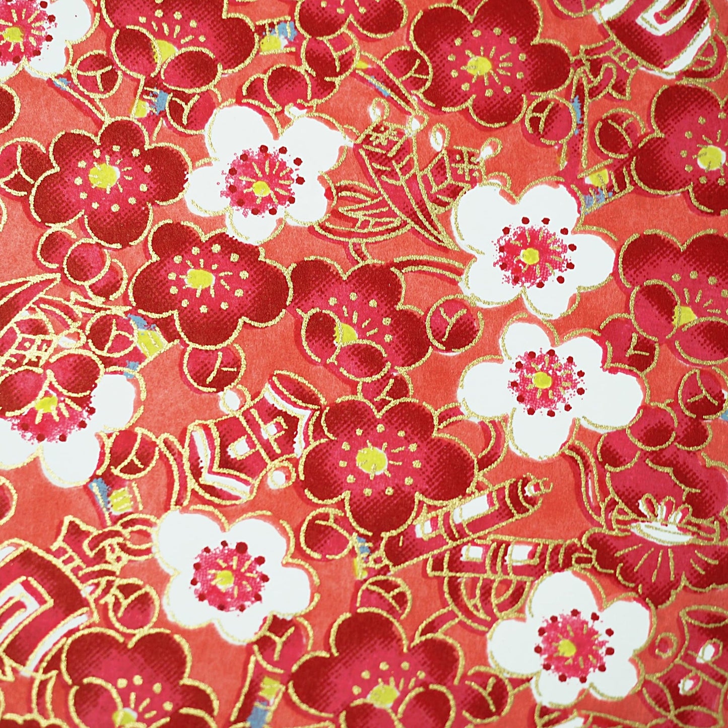 Goshuin Holder, Red Plum Blossoms - Scents of Japan
